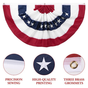DanCoom brass grommets flags provide easy hanging and lasting display