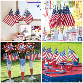 DanCoom bulk patriotic flags ideal for schools, communities, and gatherings.