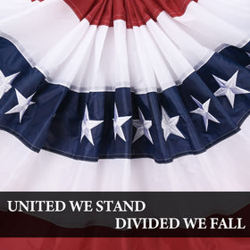 DanCoom fade-resistant flag bunting withstands sun and rain