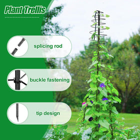 Daneried trellis base buckle secures stable installation.