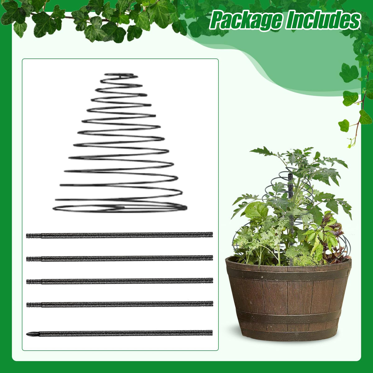 Daneried garden trellis tool-free setup in seconds.