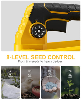 Danero spreader shows a 140-degree angle for precise direction