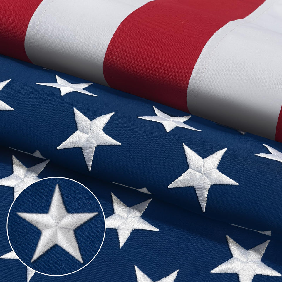 DANF FLAG American Flag 3x5 outdoor flag on a pole, durable for daily outdoor display