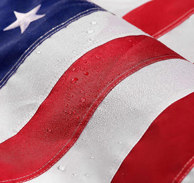 DANF FLAG American Flag 5x8 ft made of heavy-duty 210D nylon for outdoor use