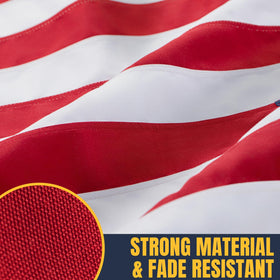 DANF FLAG brass-grommets flag for secure pole mounting