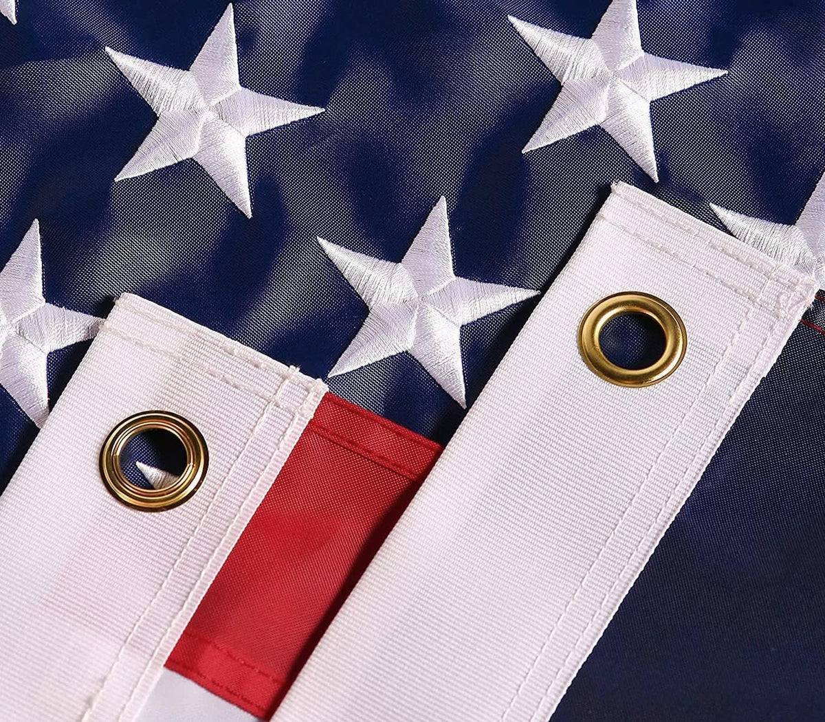 DANF FLAG flag featuring real brass grommets for secure hanging