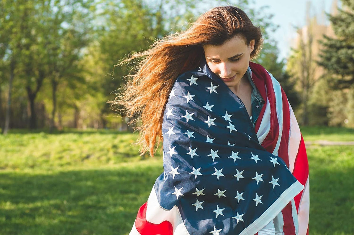 DANF FLAG heavy-duty nylon material flag for longevity and wind tolerance