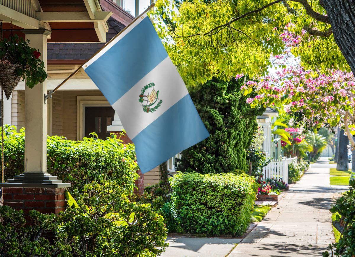 DANF FLAG Guatemala flag fits indoor walls or light outdoor posts