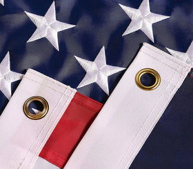 DANF FLAG sewn stripes detail highlights reinforced construction for longevity.