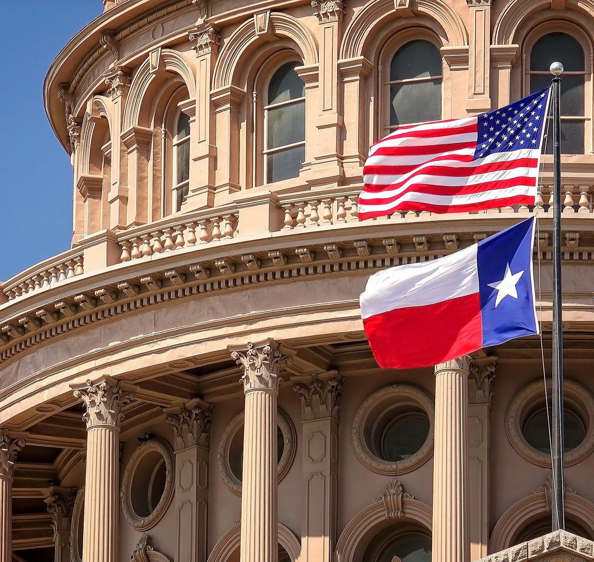 DANF FLAG Texas flag ideal for outdoor patriotic displays.