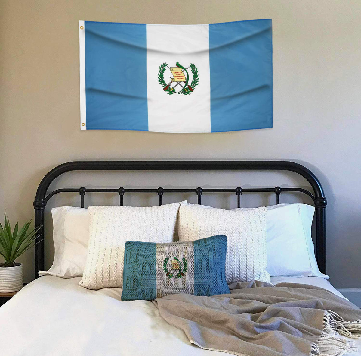 DANF FLAG Guatemala flag ready for wall hangings or pole mounting