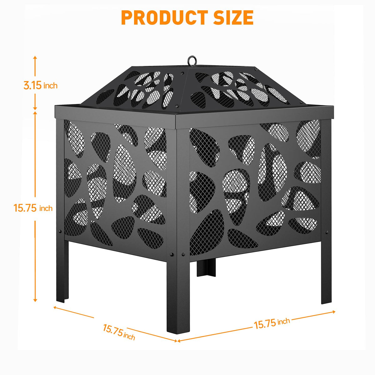 Danluke fire pit on patio setup with ambient glow for gatherings.