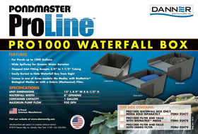 Danner ProLine Pro1000 stepped barb fittings for versatile tubing connections.