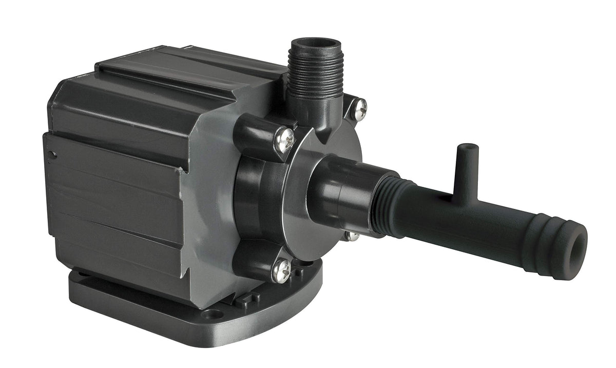 Danner Hydroponics setup shows steady water circulation with the Supreme pump.