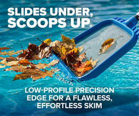 Danny's Pool Products universal pole-ready skimmer fits most standard pools