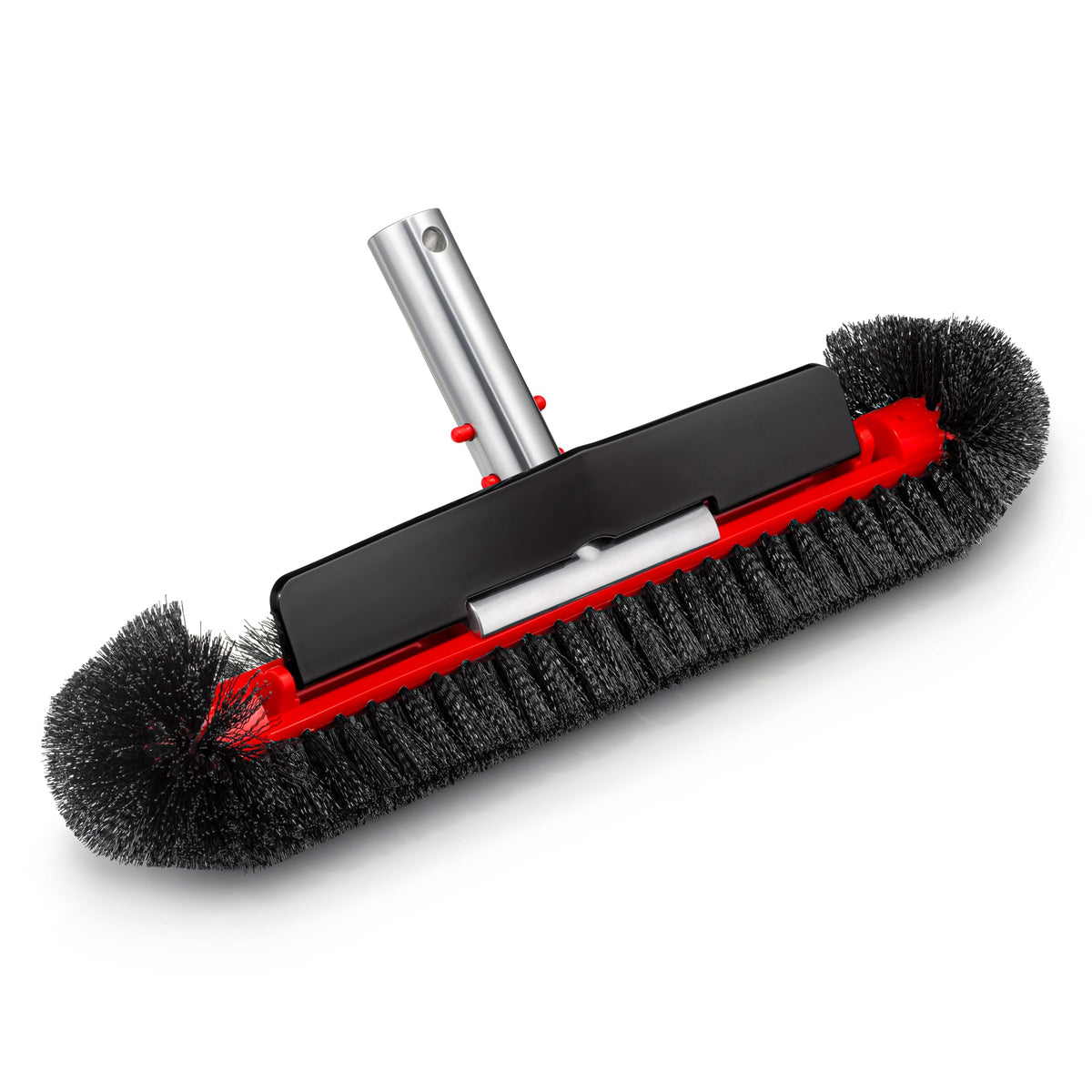 Danny's Pool Products pool brush head with Downforce Fin for deep scrubbing on walls and floors.