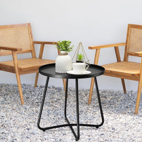 Danpinera weather-resistant finish resists rust and keeps color vivid over time.