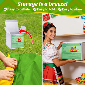 Danxilu Cinco de Mayo inflatable decor enhances any yard fiesta