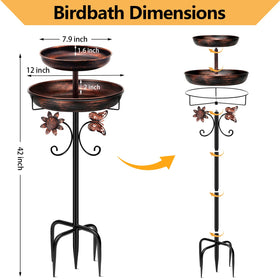Daoeny bird bath makes a thoughtful gift for nature lovers
