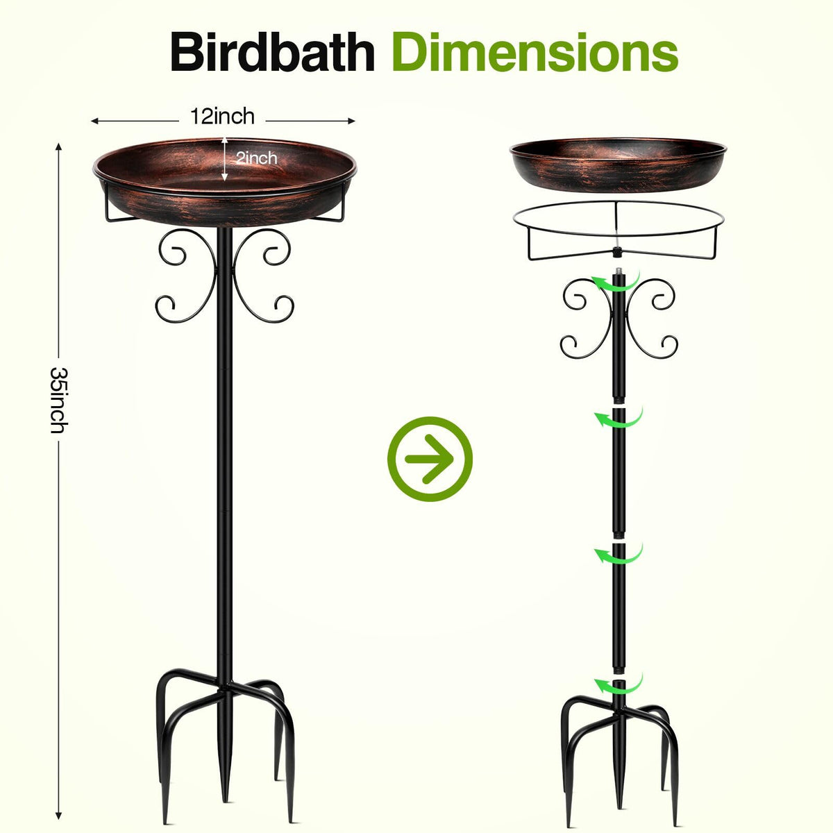 Daoeny bird-watching-friendly setup ideal for patios and yards.