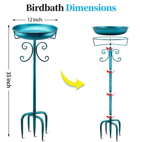 Daoeny bird-watching garden decor invites songbirds to your yard.