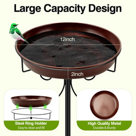 Daoeny metal stake provides strong support for outdoor use