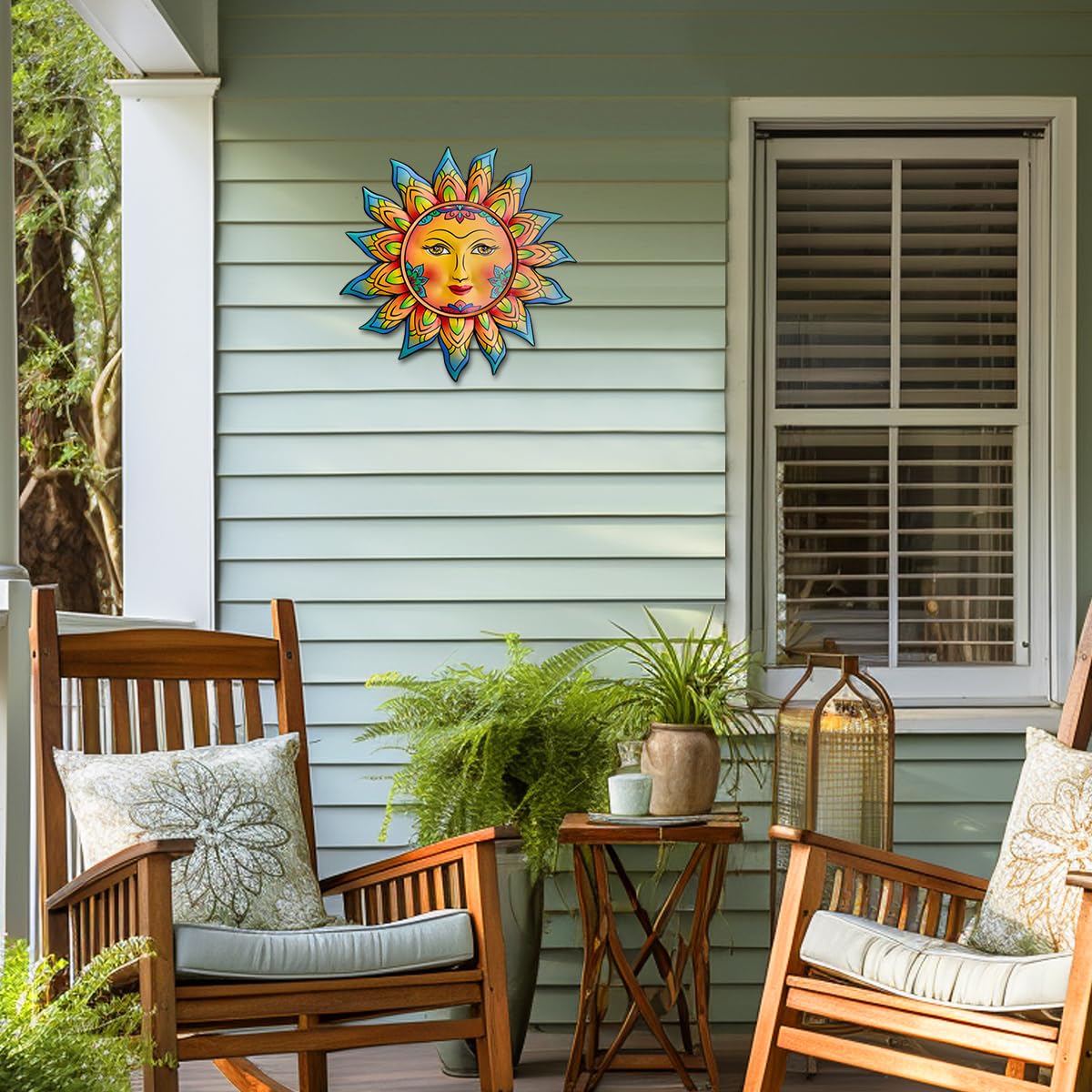 Daogtc garden fence wall decor brightens patios and fences.