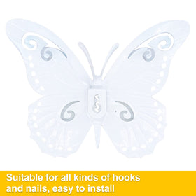 Daogtc bedroom decor butterfly art adds subtle color and movement