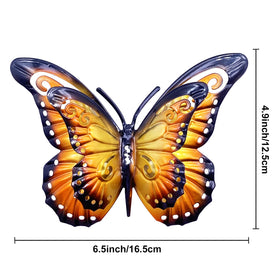 Daogtc four-butterfly set decorates living rooms with dynamic wall presence