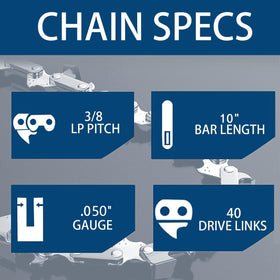 DAOLONG four chains offer extended wear and quick replacement.