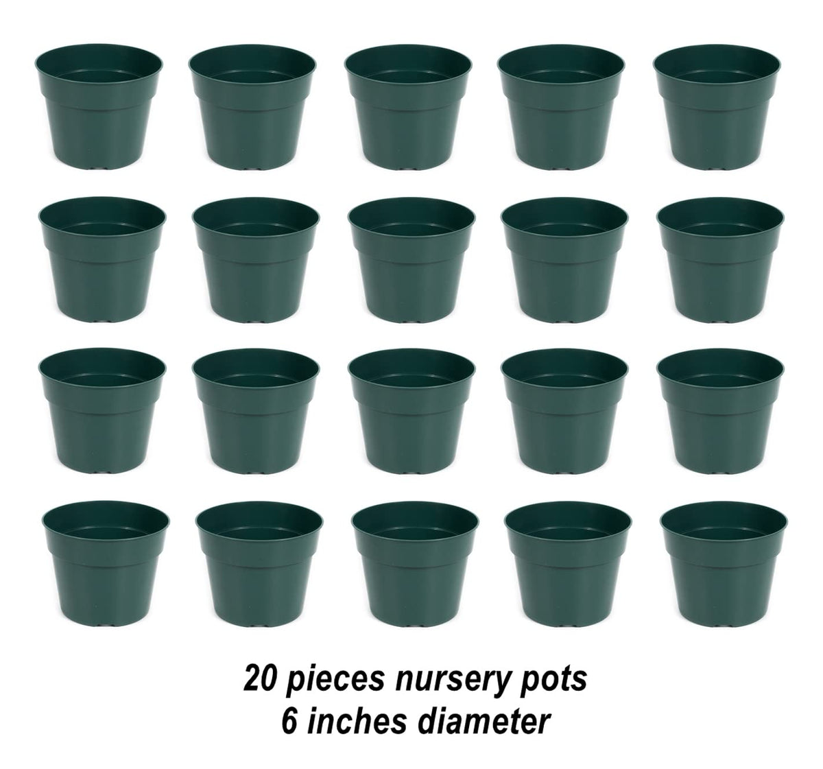 DAPERCI thick durable nursery pot offers sturdy structure for long term use.