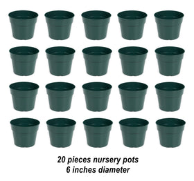 DAPERCI thick durable nursery pot offers sturdy structure for long term use.