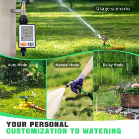 Dar Darouxiao manual mode watering demonstrating on demand control.