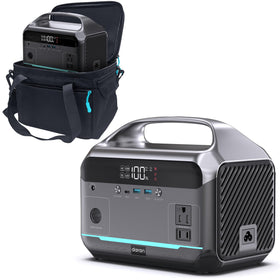 DARAN portable power station front view showing compact design for easy transport.