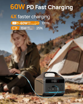 DaranEner 192Wh LiFePO4 battery ensures long life for outdoor use.