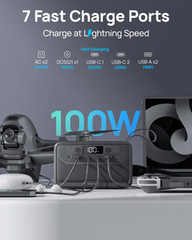 DaranEner R101 Lite LED display clearly shows status and power levels.
