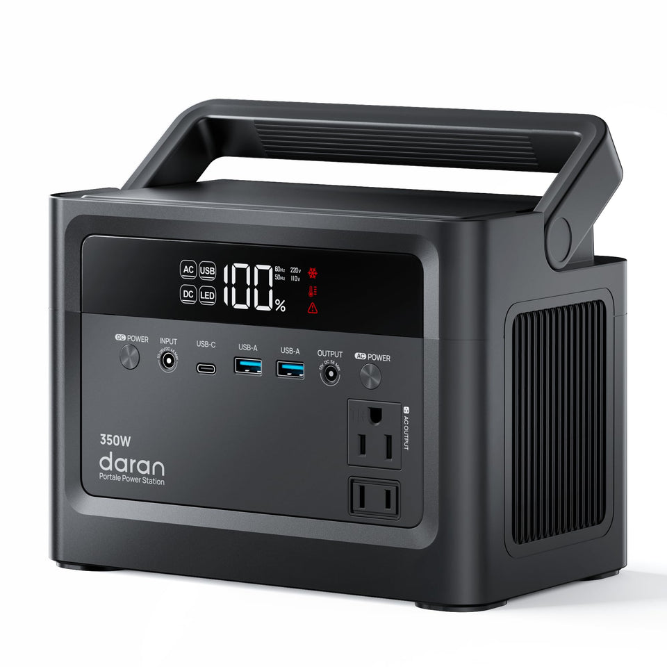 DaranEner 2026 portable power station front view, ideal for on-the-go charging and handling