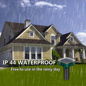 DARUCOT waterproof casing ensures year-round operation in rain and humidity.