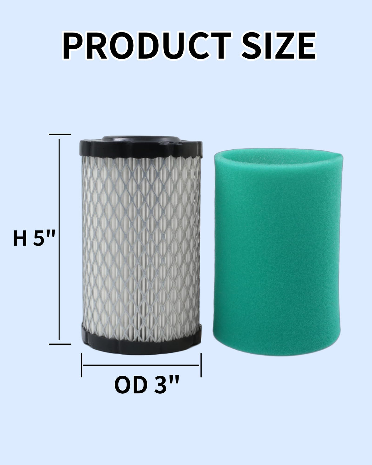DASARYA filter close-up reveals durable construction for outdoor use