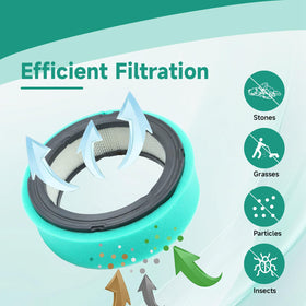 DASARYA air filter with pre-filter for enhanced filtration and airflow.