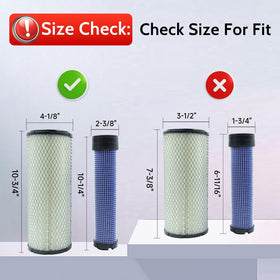 DASARYA replacement air filter set in packaging ready for installation.