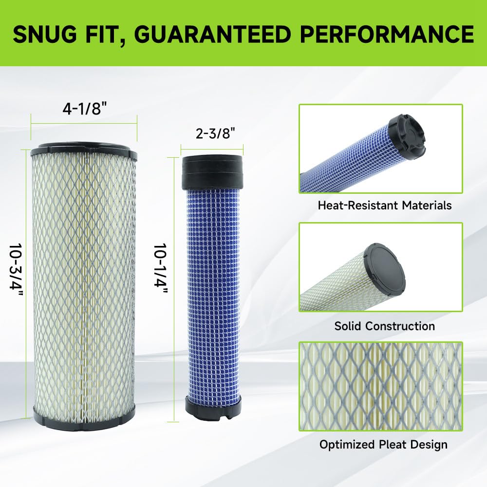 DASARYA air filter set compatible with Kohler engines.