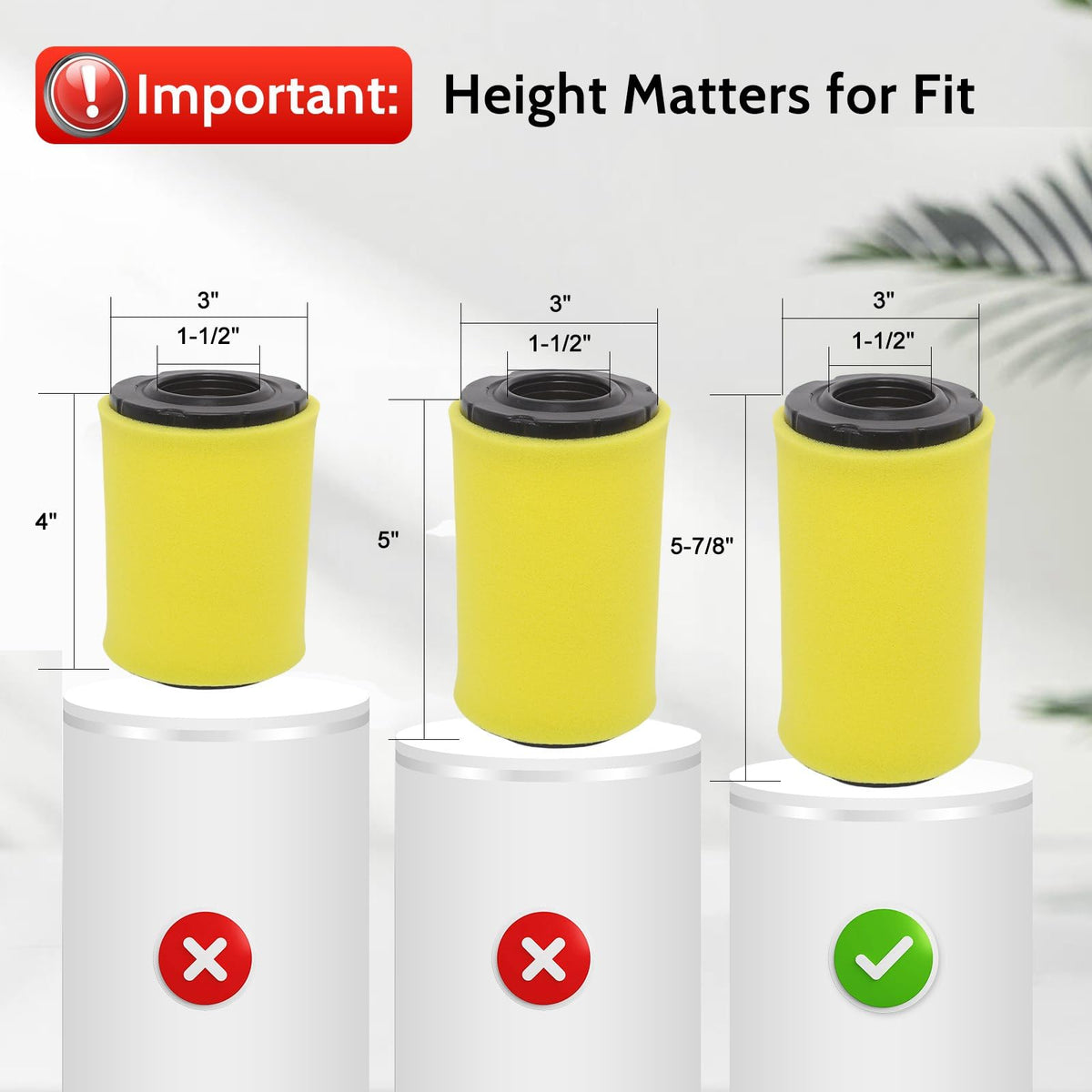 DASARYA pre-filter enhances filtration to extend air cleaner life and maintain performance