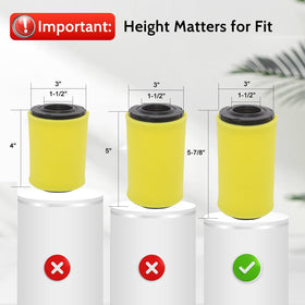 DASARYA pre-filter enhances filtration to extend air cleaner life and maintain performance