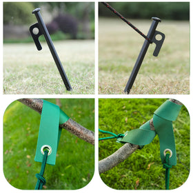 DasTior sturdy steel stakes stay rust-free and reliable for long-term use.