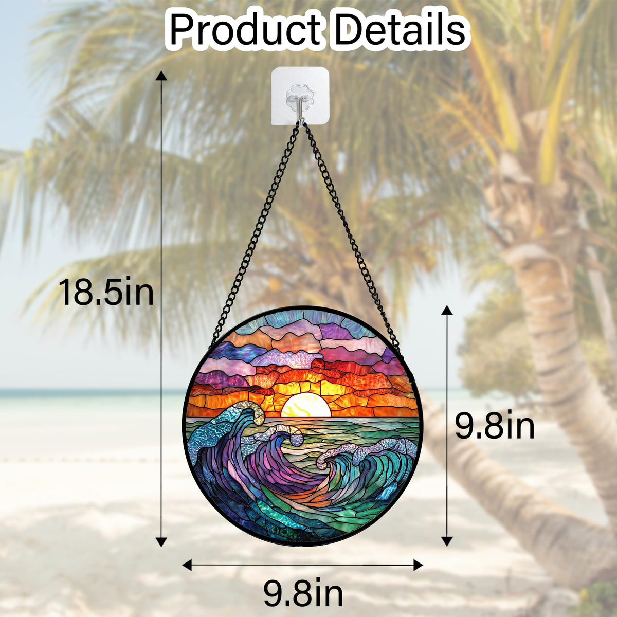 DASTOLL suncatcher for anniversaries and holidays as a thoughtful gift