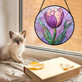 DASTOLL intricate design sun catcher adds decorative artistry to your window