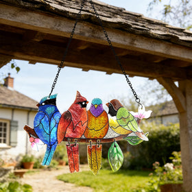 DASTOLL double-sided suncatcher offers color from all viewing angles.