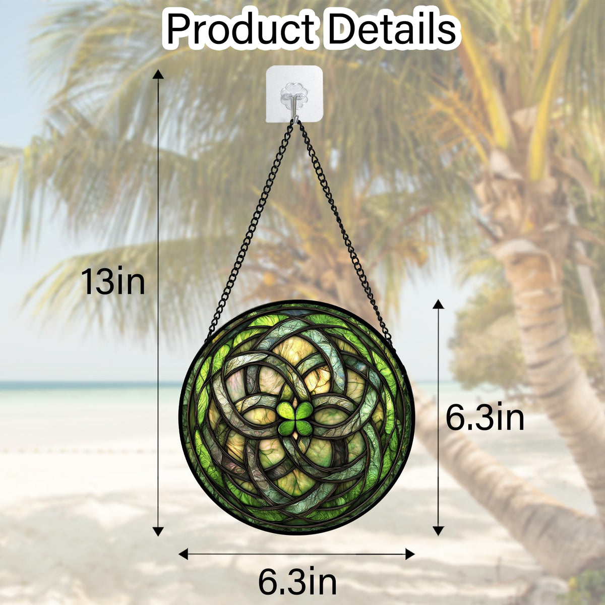 DASTOLL stained glass gift idea for birthdays and holidays.