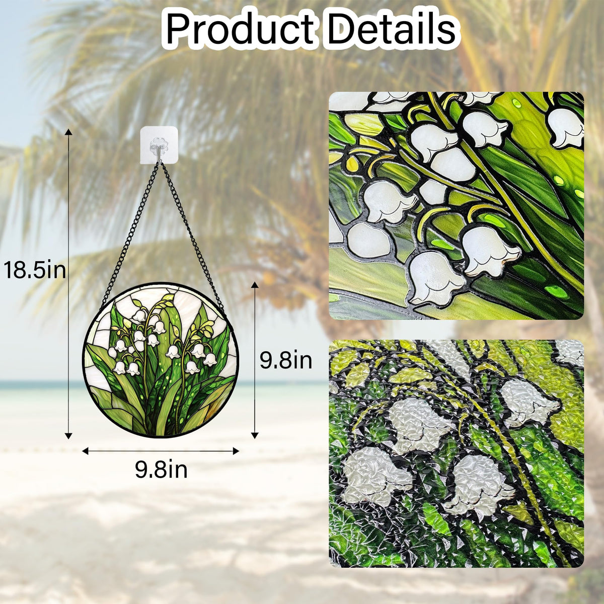 DASTOLL gift-ready stained glass decor suits birthdays and holidays.